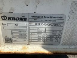KRONE SD TAUTLINER, EDSCHA-VERDECK,  BPW-ACHSEN, COIL-MULDE