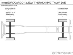 Iveco EUROCARGO 120E22, THERMO KING T-600R D+E