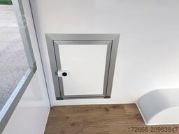 Blyss H15252HN | WEISS 250X203X230CM 1500KG VERKAUFSANHÄNGER | 2X VERKAUFSKLAPPE