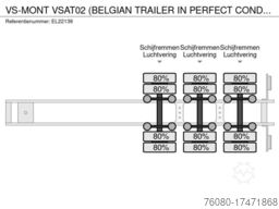 VS-MONT VSAT02 (BELGIAN TRAILER IN PERFECT CONDITION / ...