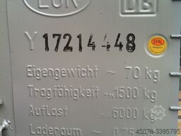 Gitterbox Masse   1.240 x 835 x 970 mm Innenmasse  1.200 x 800 x 800 mm