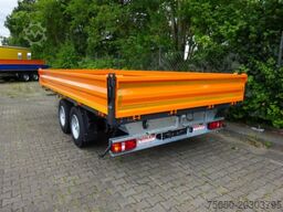 Möslein TTD 13 Orange  13 t Tandem 3- Seitenkipper Tieflader-- Neufahrzeug --