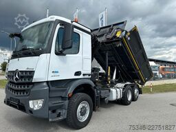 MERCEDES-BENZ Arocs 2545 Kipper/Kran/6x4-4/Lenkachse/128 tkm