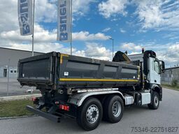 MERCEDES-BENZ Arocs 2545 Kipper/Kran/6x4-4/Lenkachse/128 tkm