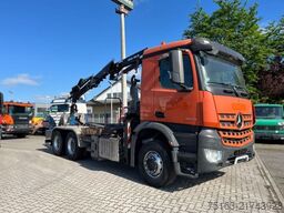 MERCEDES-BENZ Arocs 2643 L 6x4 Abrollkipper mit Kran Funk+Grei