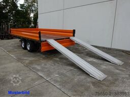 Möslein TTD11 weiß  neuer Tandem 3- Seitenkipper Tieflader-- Neufahrzeug --
