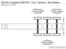 Schmitz Cargobull SCB*S3T / Coil / Tautliner / Disc Brakes