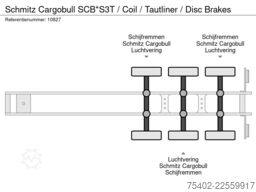 Schmitz Cargobull SCB*S3T / Coil / Tautliner / Disc Brakes