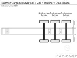 Schmitz Cargobull SCB*S3T / Coil / Tautliner / Disc Brakes