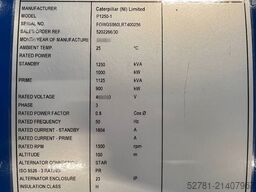 FG Wilson P1250-1 -  1250 kVA Open Genset - DPX-16028-O