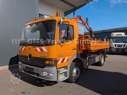 MERCEDES-BENZ Atego 1218 / Kipper+Kran / load 5,2ton / E3