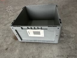 60x Stapelkiste 398x398x200mm Lagerkiste Stapelbox