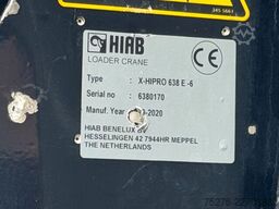Volvo FH 460 6x2 Hiab X-HiPro 638 + Fly Jib Euro 6