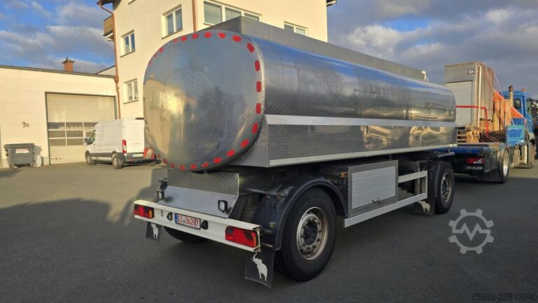 Tankoplegger  Edelstahltankanhänger Fabr. Jansky - 16.000 l