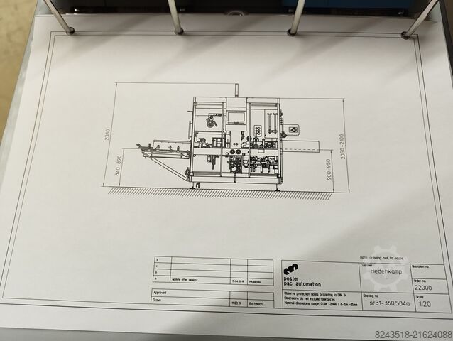Stroj na úplné obalování Pester PEWO-fold 1 Compact