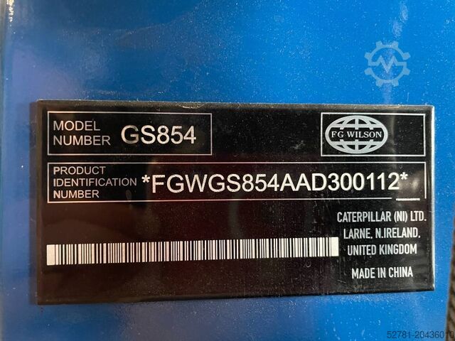 Agregate FG Wilson P2500-1E - 2500 kVA Surplus Genset - DPX-25085