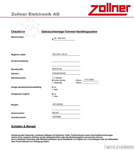 Stanica za skeniranje Rommel / Rommel WL 1000 ID-X / Scaner WL 1000 ID-x