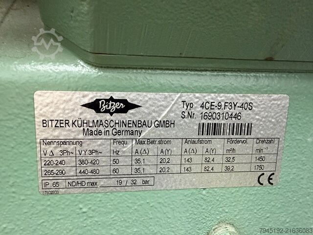 Compound unit Britzer LHV7E/4CE-9-F3Y-40S