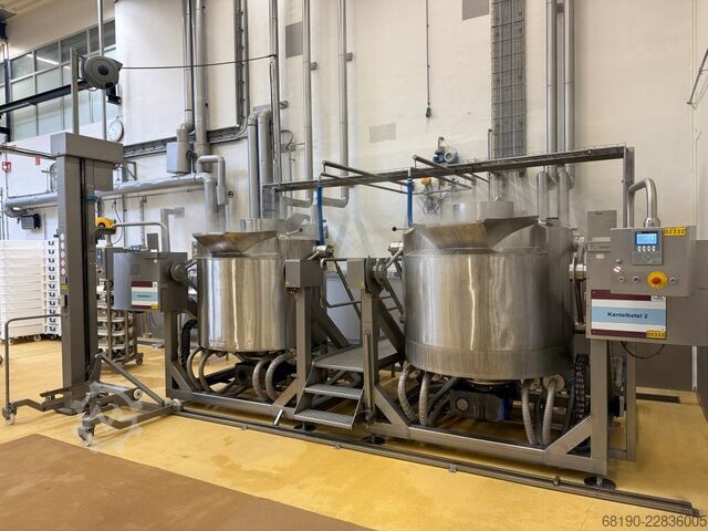  Terlet 2x 1000 liter ketels met lift