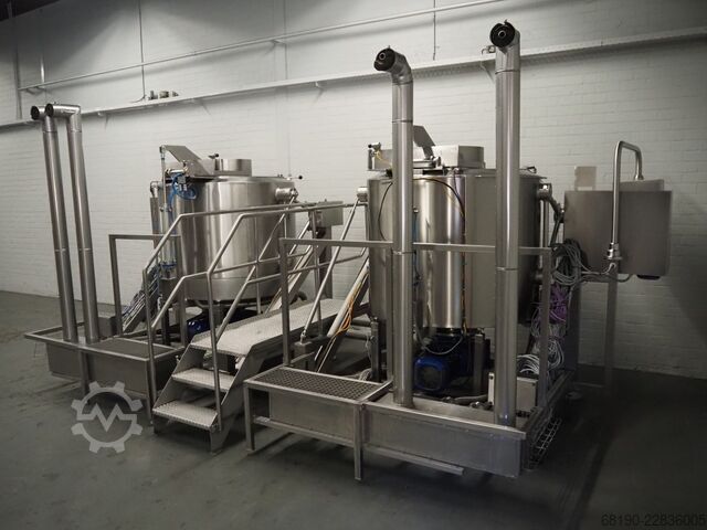  Terlet 2x 1000 liter ketels met lift