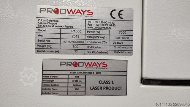 3D tiskárna SLS 30 W, 32 l Prodways ProMaker P1000