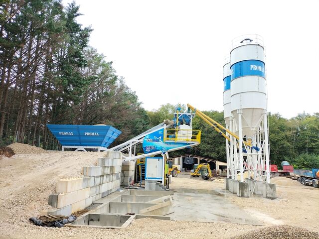 Mobilt betonblandingsanlæg PROMAX Mobile Concrete Mixing Plant 60m3/h