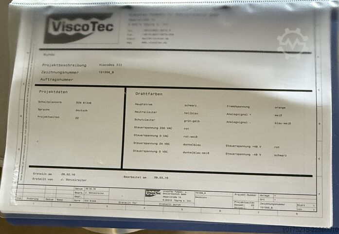 Vultechnologie ViscoTec ViscoDos III Dosier- und Förderanlage