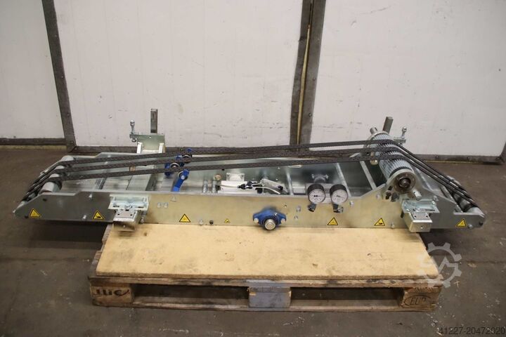 Transportband met gedeeltelijk vacuümoppervlak unbekannt Länge 1840 mm