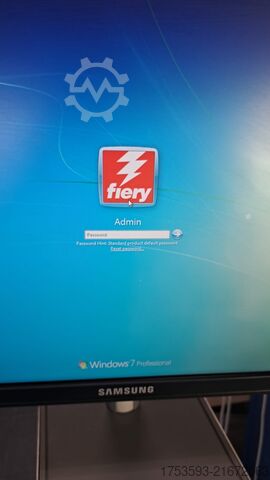 Digital print machine Efi EFI Fiery XF RIP • Optimized for use wit