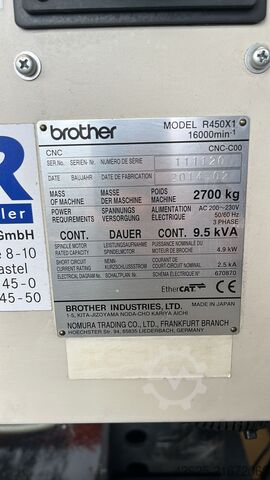 Függőleges megmunkáló központ Brother R450X1