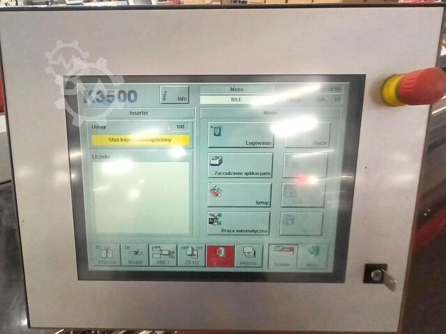 Aktarma yerleştirme makinesi KERN 3500 Twin Channel Roll K990 PINFEED