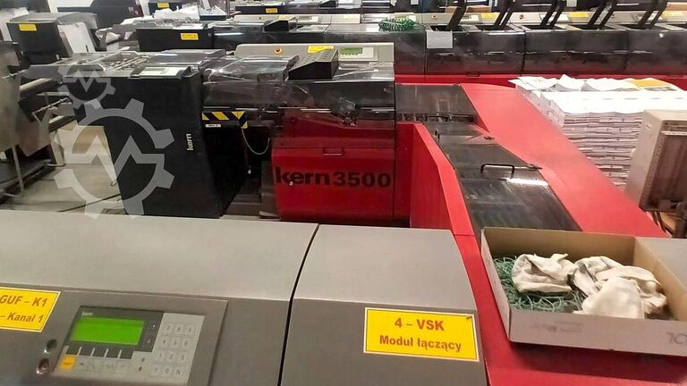 Aktarma yerleştirme makinesi KERN 3500 Twin Channel Roll K990 PINFEED