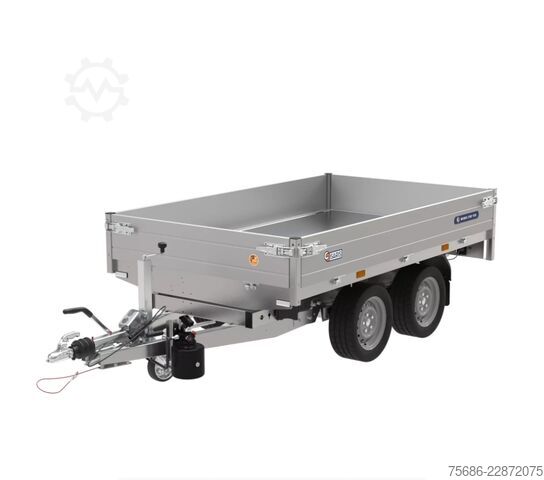 Tøístranná sklápìèka Saris ⭐ Kipper 256x150x30 2000Kg Handpumpe