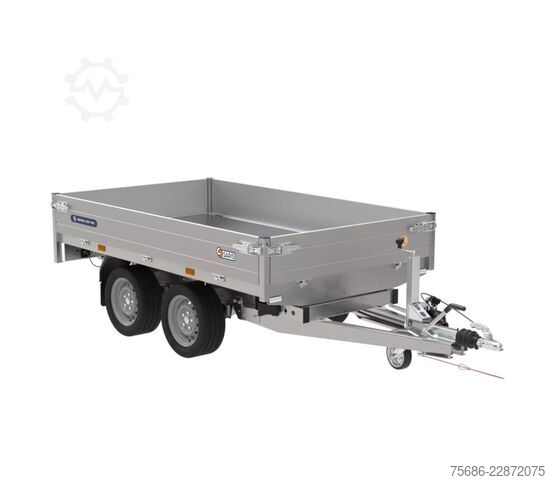 Tøístranná sklápìèka Saris ⭐ Kipper 256x150x30 2000Kg Handpumpe