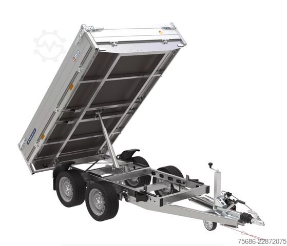 Tøístranná sklápìèka Saris ⭐ Kipper 256x150x30 2000Kg Handpumpe