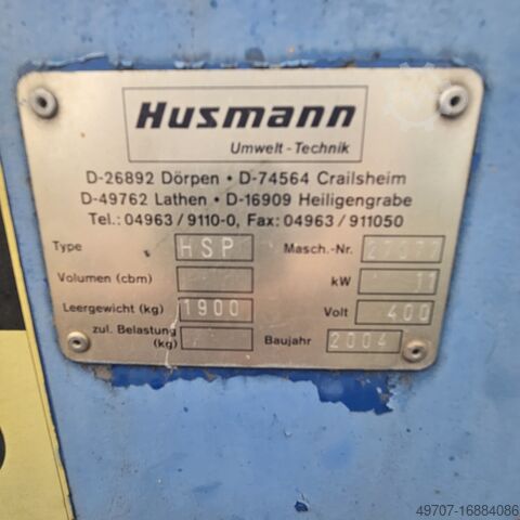 Csavarkompresszor, adagoló Husmann HSP