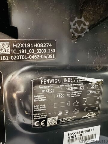 LPG Forklifts Linde H 16 T-01 EVO Triplex STVO