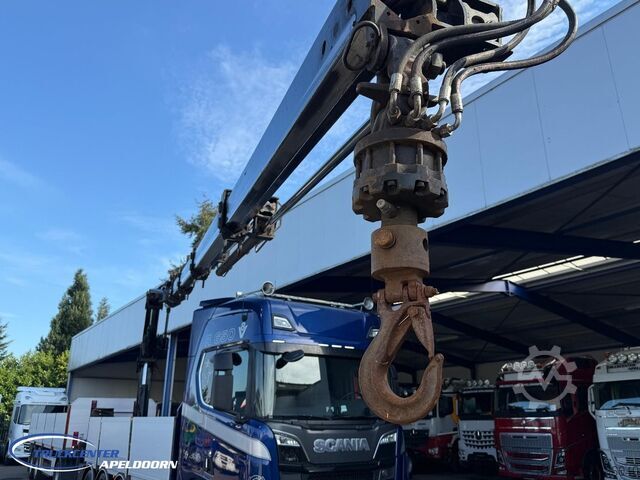 Yükleme platformu Scania R650 V8 NGS HIAB 288 EP-5 Hipro, 8x4, Euro 6
