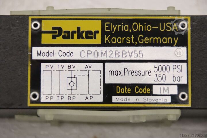 Válvula de retenção Parker CPOM2BBV55