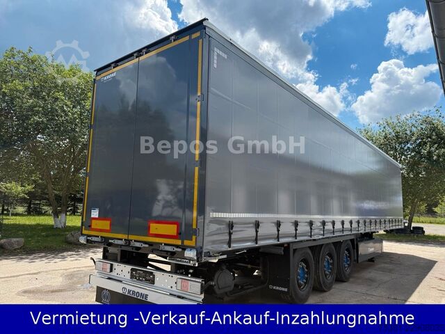 Öppen semitrailer med kapell KRONE Profi Liner SDP 27 ELB 4-CS-SAF-