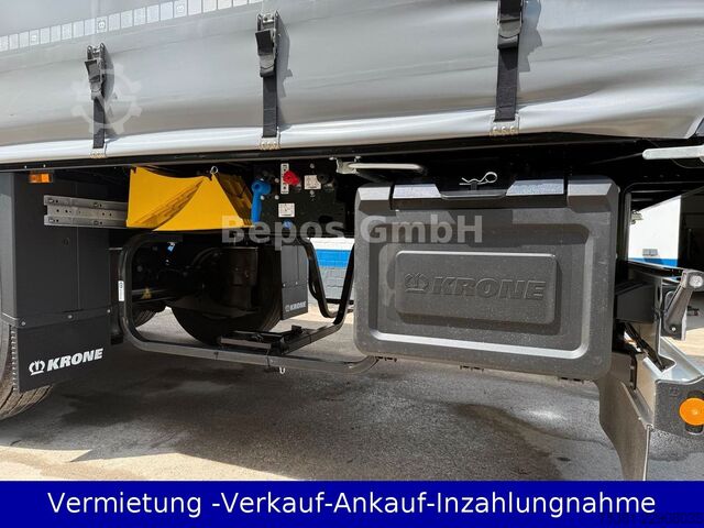 Öppen semitrailer med kapell KRONE Profi Liner SDP 27 ELB 4-CS-SAF-