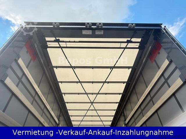 Öppen semitrailer med kapell KRONE Profi Liner SDP 27 ELB 4-CS-SAF-