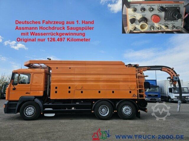 Vakuová cisterna MAN 26.464 ASSMANN HD Saugspüler+Wasserrückgewinner