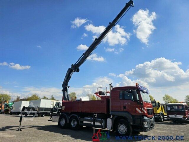 Jeřáb na nákladním automobilu MAN TGS 26.440 Hiab 477 15m 13,2m=2,62T Arbeitskorb