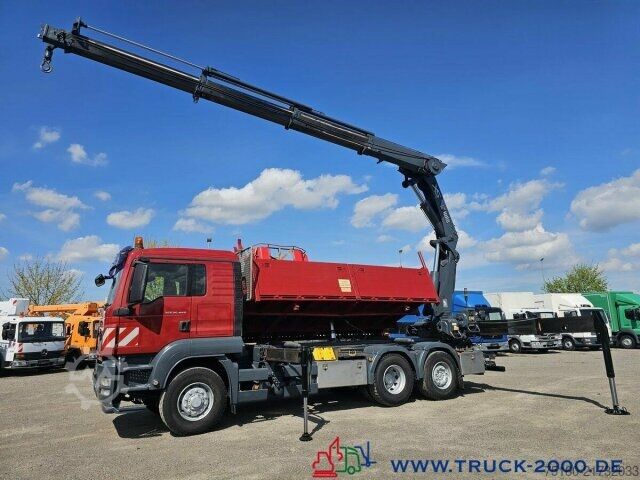 Jeřáb na nákladním automobilu MAN TGS 26.440 Hiab 477 15m 13,2m=2,62T Arbeitskorb