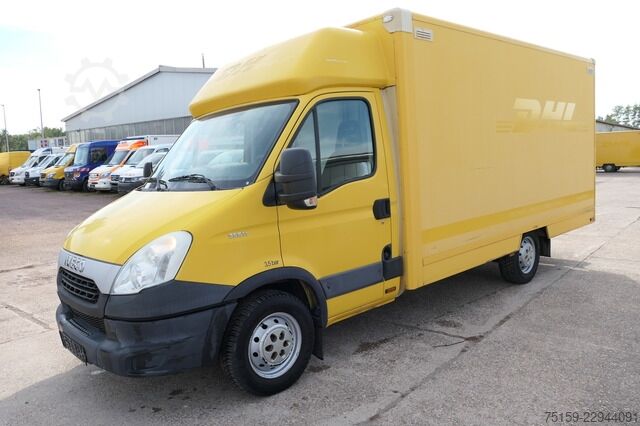 Vrachtwagen met bakwagen iveco Daily 35 S11 C30C AUTOMATIK KAMERA Regale LUFT DURCHGANG EURO-5 CoC