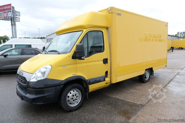 Vrachtwagen met bakwagen iveco Daily 35 S11 C30C AUTOMATIK KAMERA Regale LUFT DURCHGANG EURO-5 CoC