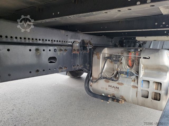 Gardinsided kassevogn MAN TGL 8.180 BL * Klima * AHK Kugel+Maul