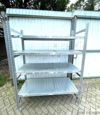 Raft cu montaj rapid (Steckregal) | Raft de atelier (Werkstattregal) Metalsistem - HxBxT: 2.000 x 1.500 x 600 4 Böden - ab 63€ pro Feld