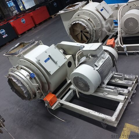 Ventilador radial industrial con motor Siemens Pollrich 30 kW